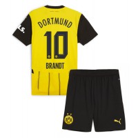 Borussia Dortmund Julian Brandt #10 Domáci Detský futbalový dres 2024-25 Krátky Rukáv (+ trenírky)